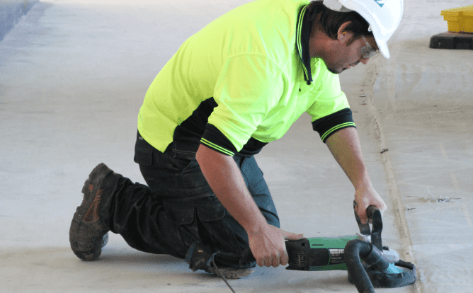 Resin Flooring preparation 